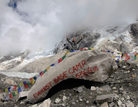 Everest base camp elevation