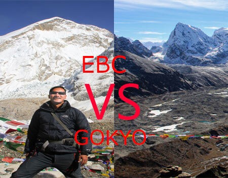 everest base camp vs gokyo lakes trek