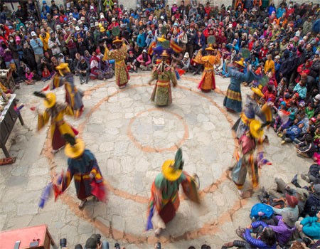 tiji festival celebration in the palace yard