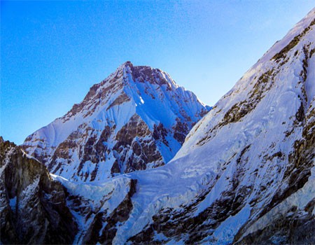 mt.changtse from everest base camp