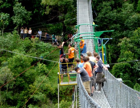 Bungee jump in Nepal