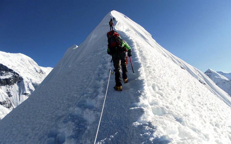 peak climbing in Nepal