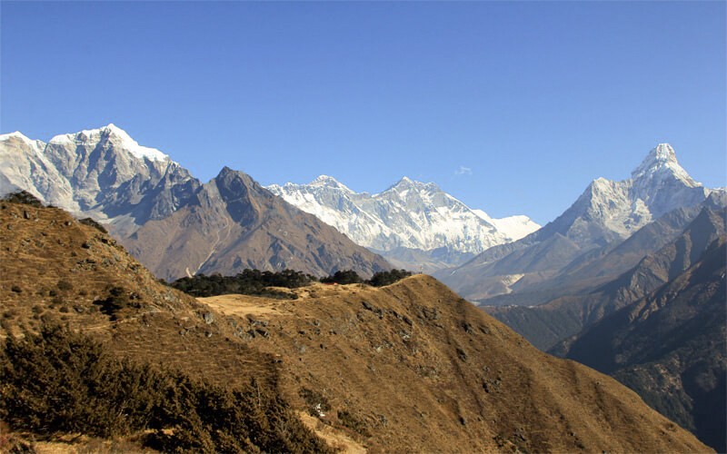 Mt. Everest frm Everest View Hotel