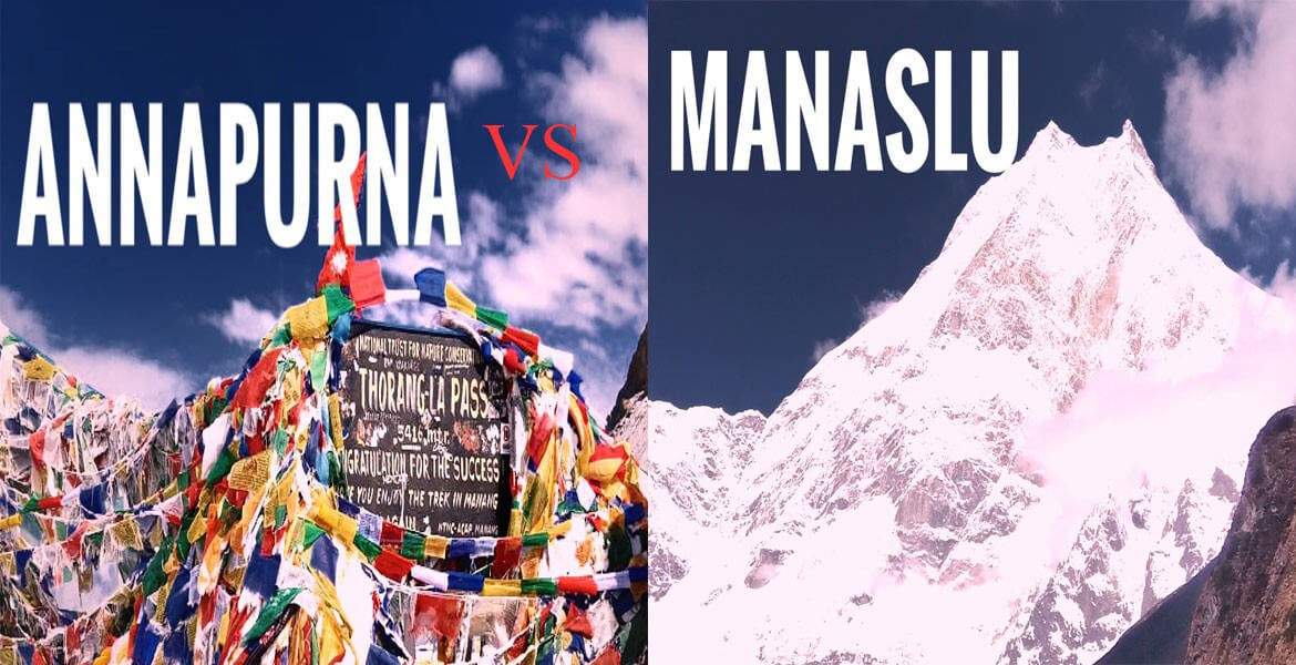 Annapurna circuit VS Manaslu circuit trek