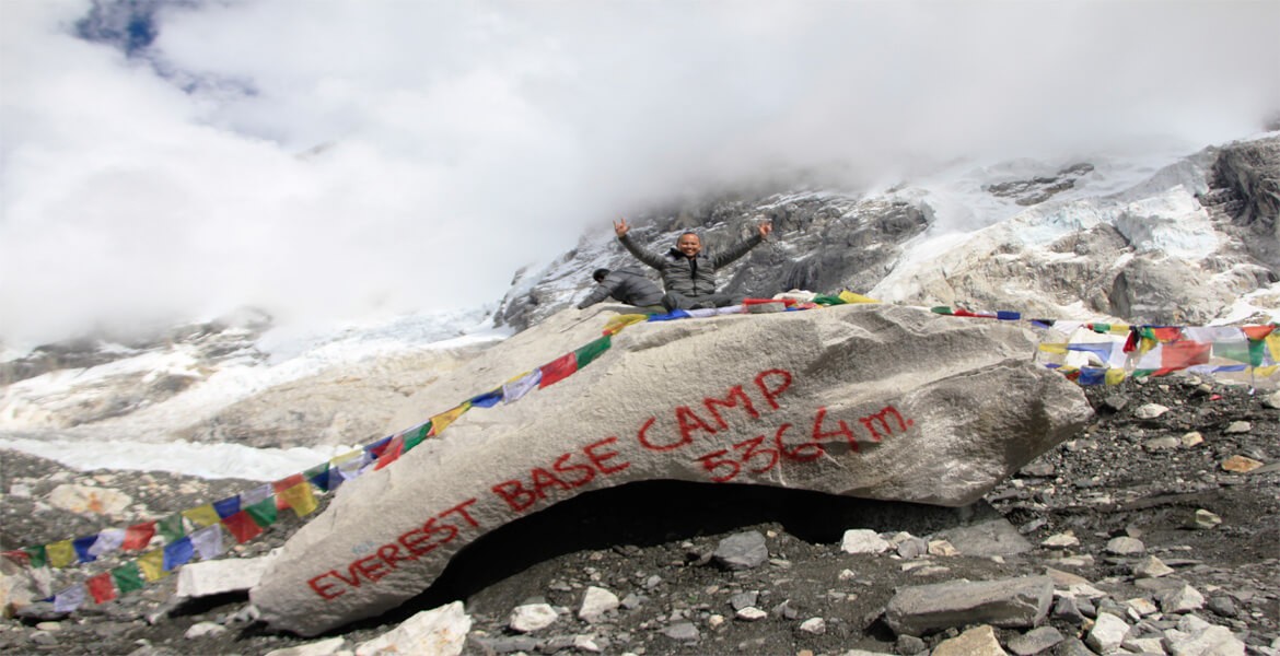Everest base camp elevation