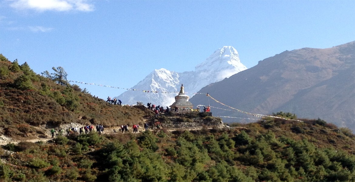 Major trekking routes in Nepal