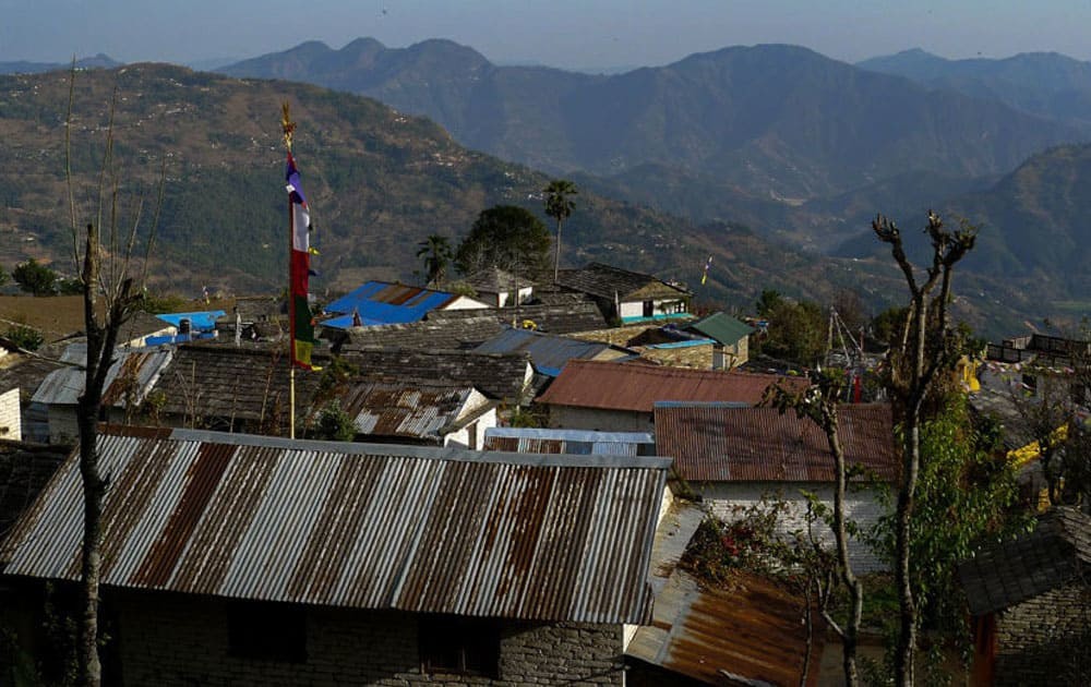 sirubari village and zenith of green hills on sirubari homestay tour.