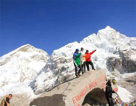 Helicopter return Everest base camp trek