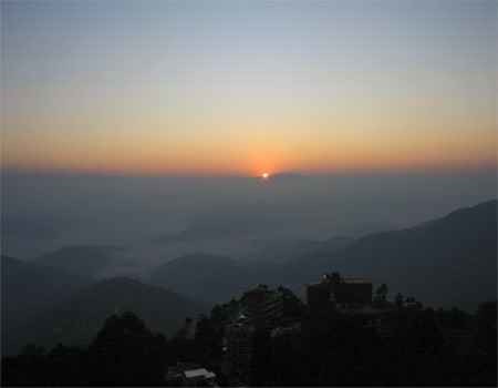 sunrise view from nagarkot