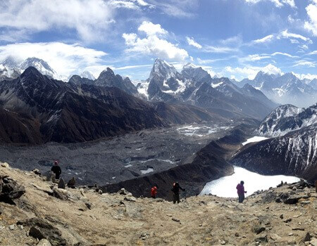 Everest from Renj La pass